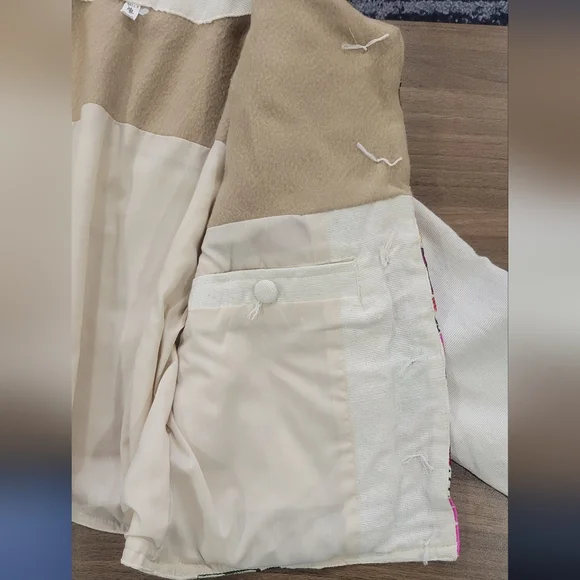 Floral Artisanal Colorful Handmade Embroidered Mayan Crop Jacket Size XL - Picture 11 of 13